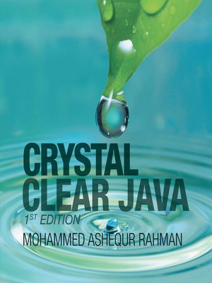 cover image of Crystal Clear Java